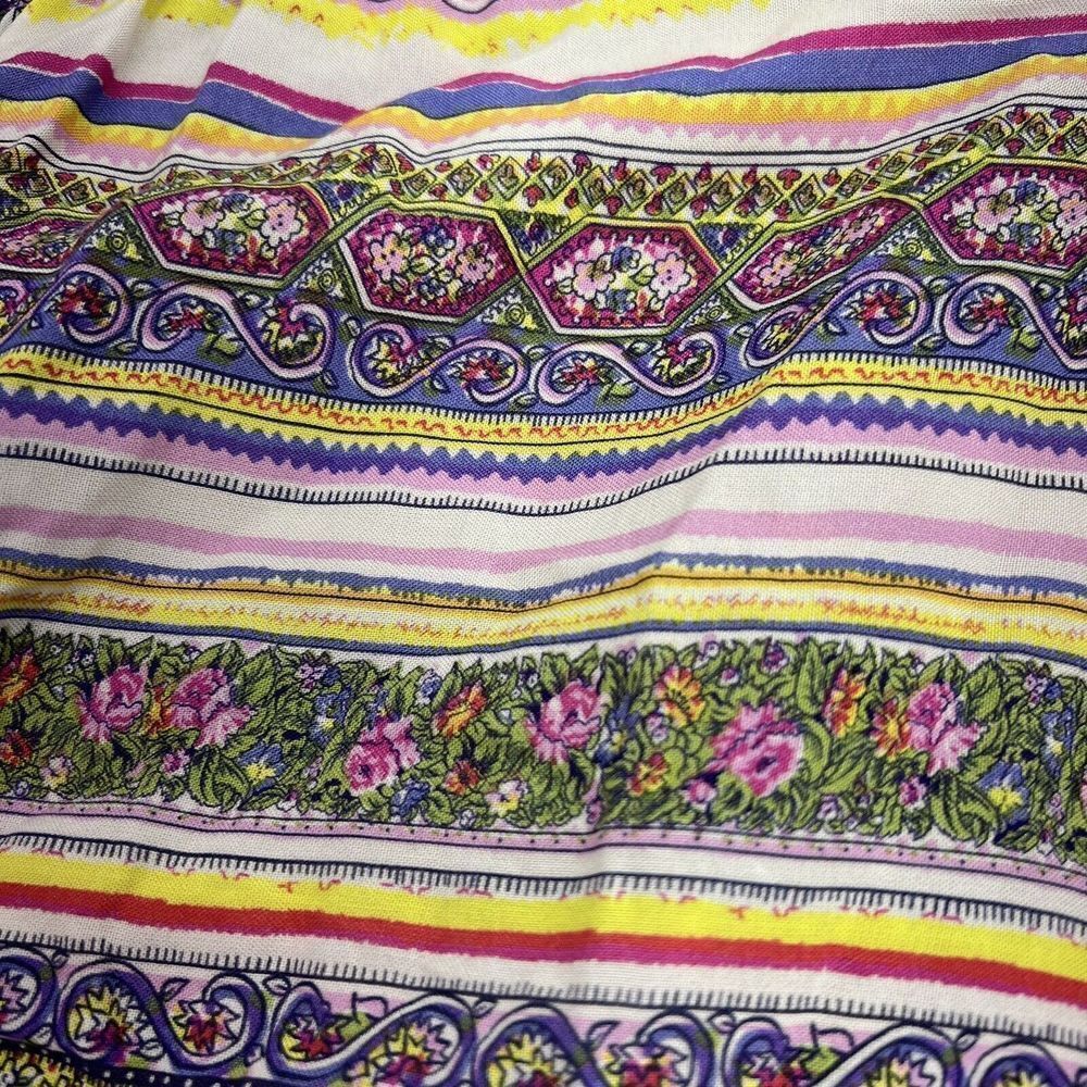 Anthropologie Maeve Ceresco Peasant Boho Floral Blouse Top V-Neck Sz XS - Picture 2 of 4